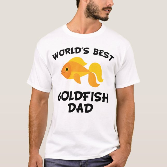 Camiseta El mejor papá del Goldfish del mundo (Anverso)