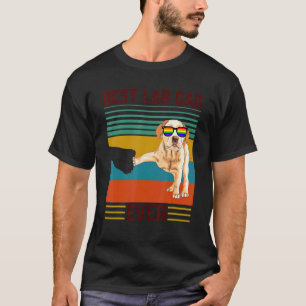 Camiseta El mejor papa del laboratorio del perro es el orgu