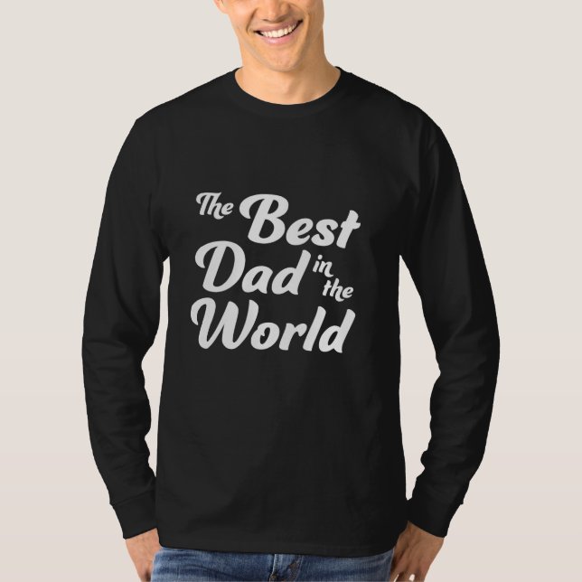 Camiseta El mejor papá del mundo (Anverso)