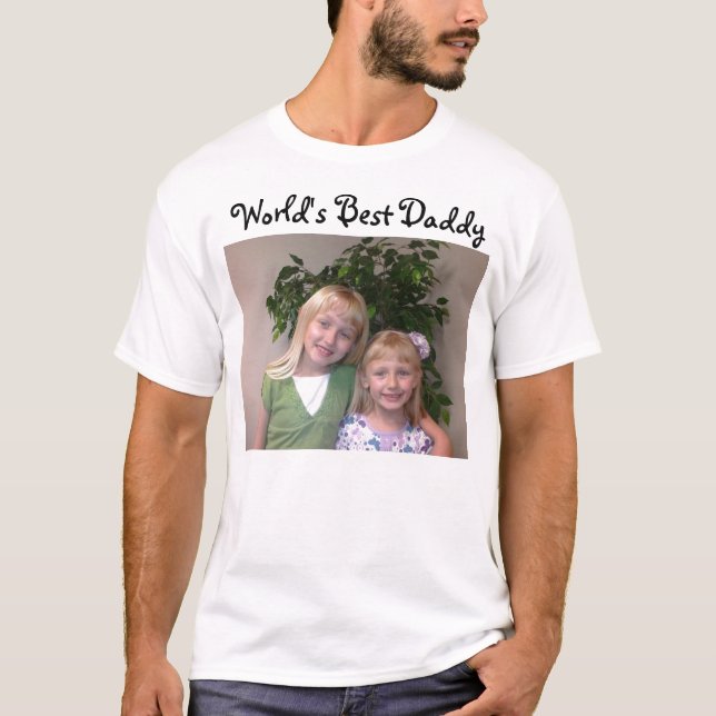 Camiseta El mejor papá del mundo (Anverso)
