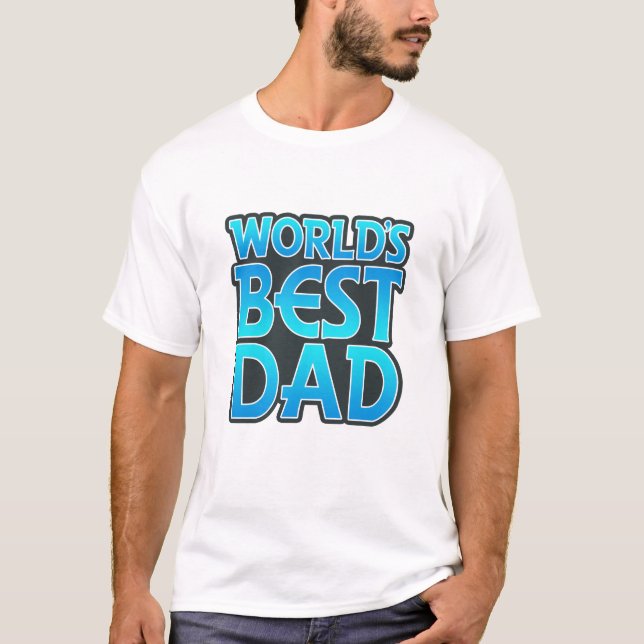 Camiseta El mejor papá del mundo (Anverso)