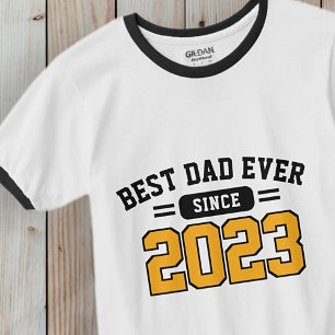 Camiseta El Mejor Papá del Mundo Atlético Moderno Elegante