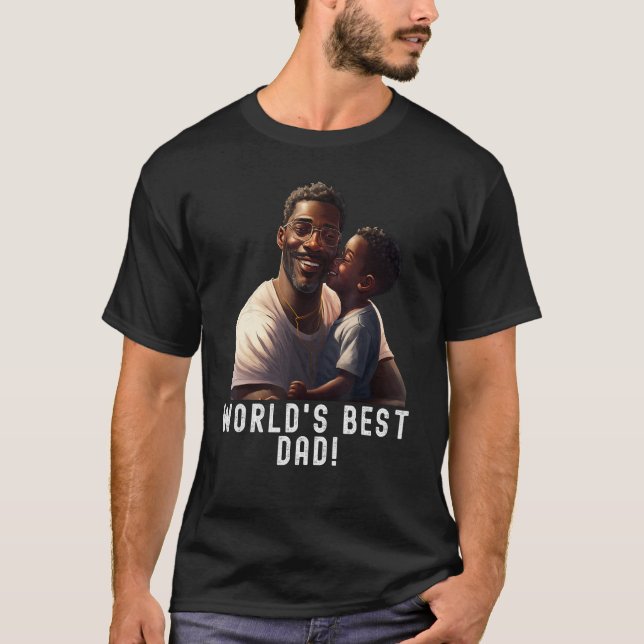 Camiseta ¡El mejor papá del mundo! Cita Padres mágicos del  (Anverso)