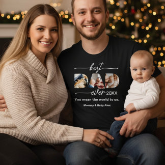 Camiseta El mejor papá del mundo| Día del Padre Papá Recort