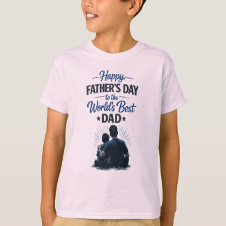 Camiseta El mejor papá del mundo | Diseño de regalo del Día