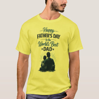 Camiseta El mejor papá del mundo | Feliz Día del Padre Dise