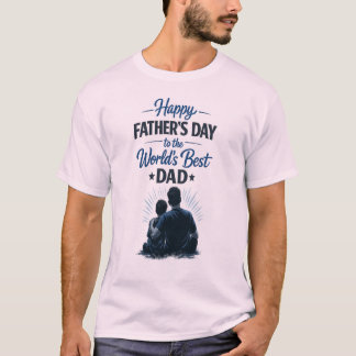 Camiseta El mejor papá del mundo | Feliz Día del Padre Dise