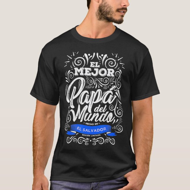 Camiseta El mejor Papa del mundo hombre dia del padre (Anverso)