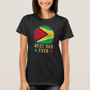 Camiseta El mejor papá del mundo hombre guyanés padre país