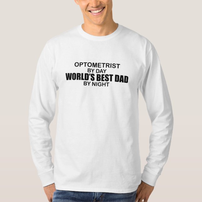 Camiseta El mejor papá del mundo - optometrista (Anverso)