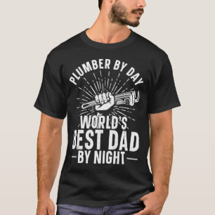 Camiseta El mejor papá del mundo por noche con plomo