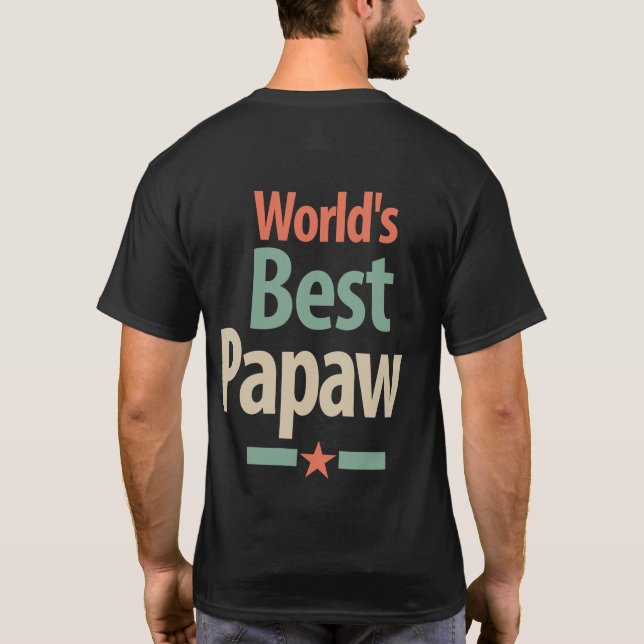 Camiseta El mejor papa del mundo | Regalo de padre (Reverso)