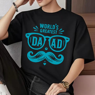Camiseta El Mejor Papá del Mundo, Regalo del Día d