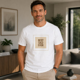 Camiseta El Mejor Papá del Mundo 🖤 – Regalo Reflexivo para