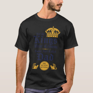 Camiseta El Mejor Papá del Mundo Rey Corona Día del Padre