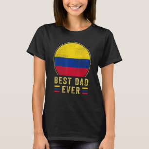 Camiseta El mejor papá del país padre colombiano