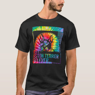Camiseta El mejor papá del perro del Boston Terrier para lo