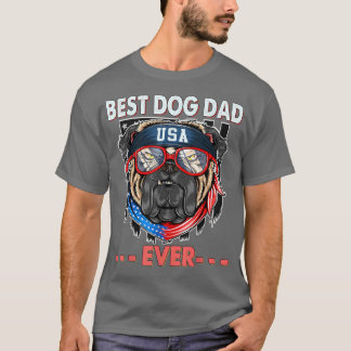 Camiseta El mejor papá del perro es un perro gracioso papi 