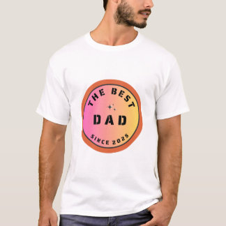 Camiseta El mejor papá desde 2025