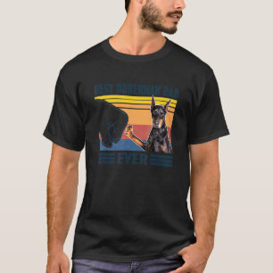 Camiseta El Mejor Papá Doberman del Hombre Día del Padre