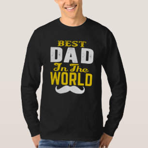 Camiseta El Mejor Papá En El Mundo. Padre, Tíos Y