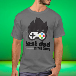 Camiseta El mejor papá en el regalo del juego para los juga