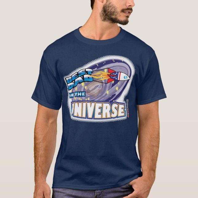 Camiseta El mejor papá en el universo (Anverso)