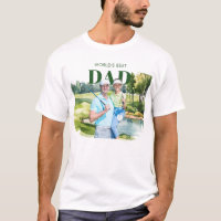 El mejor papá foto personalizada monograma campo d