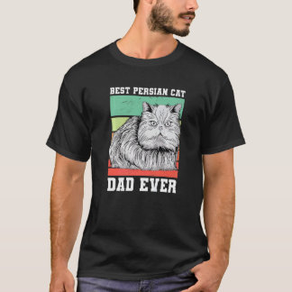 Camiseta El Mejor Papá Gato Persa De La Historia Para Un Ga