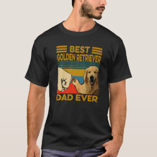 Camiseta El mejor papá Golden Retriever de todos los tiempo