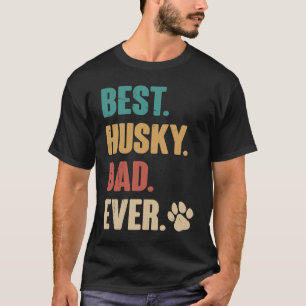 Camiseta El mejor papá Husky de todos   Perro Husky Siberia