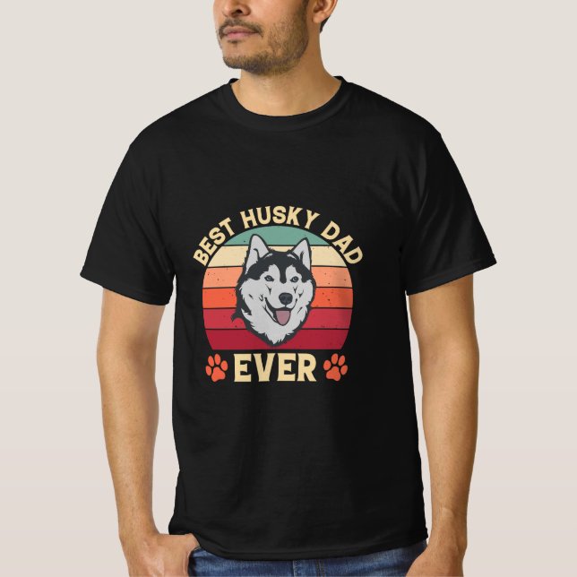 Camiseta El mejor papá husmear siempre papá del perro del p (Anverso)