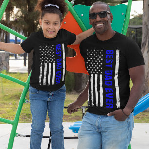 Camiseta El mejor papá jamás delgado Día del Padre de la Po