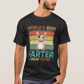 Camiseta El mejor papá jamás gatito gatito, padre, papá