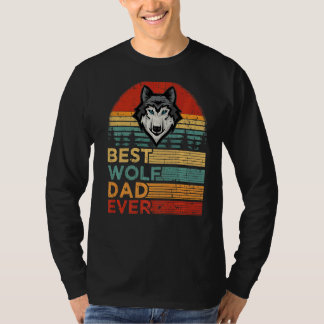 Camiseta El mejor papá lobo de los hombres fue el Día del P