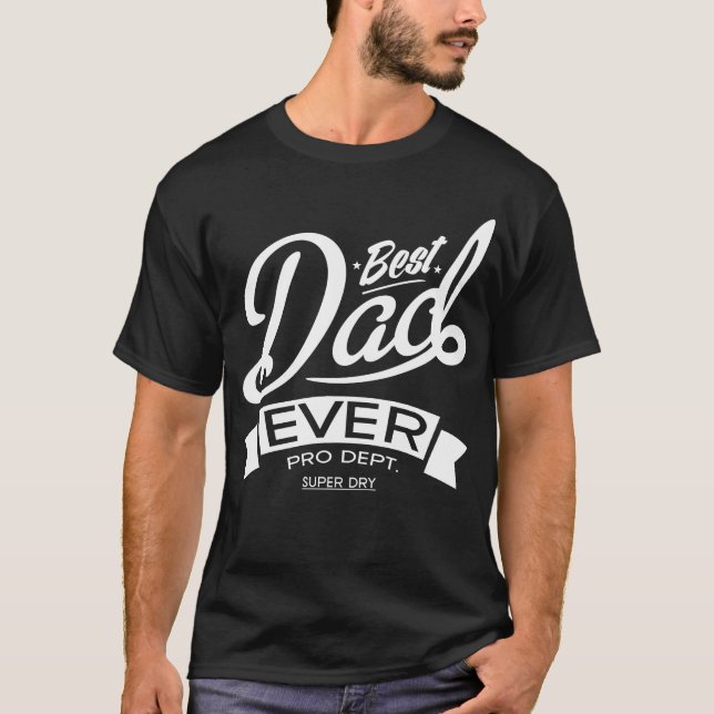 Camiseta El mejor papá nunca (Anverso)