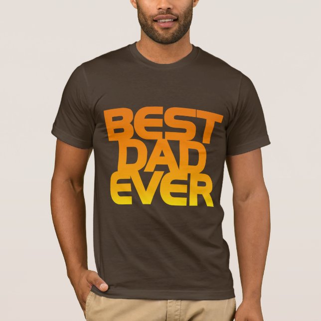 CAMISETA EL MEJOR PAPÁ NUNCA (Anverso)