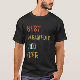 Camiseta El Mejor Papá Paramédico del Mundo Día del Padre 2
