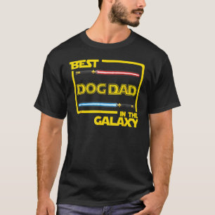 Camiseta El Mejor Papá Perro En Galaxy Dog