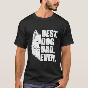Camiseta El Mejor Papá Perro Jamás Samoyed El Regalo Del Dí