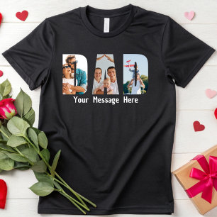 Camiseta El mejor papa Personalizado foto papá