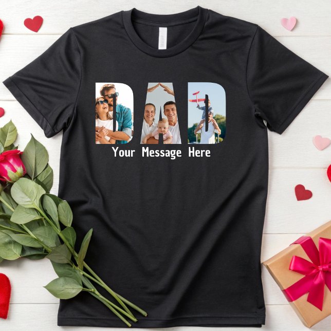 Camiseta El mejor papa Personalizado foto papá (Subido por el creador)