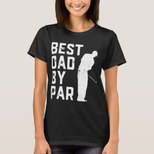 Camiseta el mejor papá por golf del par