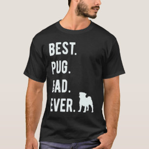 Camiseta El Mejor Papá Pug de Todos Hombre Perro Pug Pap