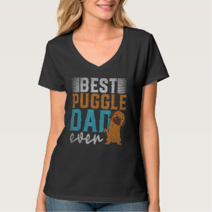 Camiseta El Mejor Papá Puggle de Hombre del Mundo Perro Mas