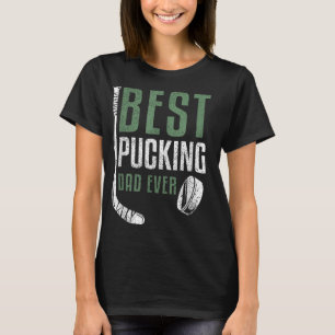 Camiseta El mejor papá que ha golpeado hasta el hockey papá