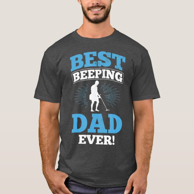 Camiseta El mejor papá que ha sonado, padre Metalizado que  (Anverso)