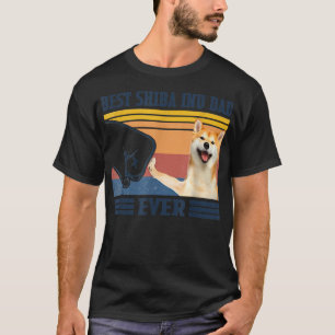 Camiseta El Mejor Papá Shiba Inu Del Mundo Día del Padre Na