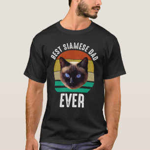 Camiseta El mejor papá siamés jamás visto