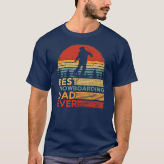 Camiseta El mejor papa snowboard jamás cosechado